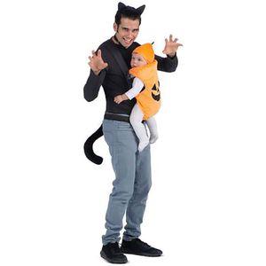 Viving Costumes Cat And Pumpkin Man Custom Oranje M