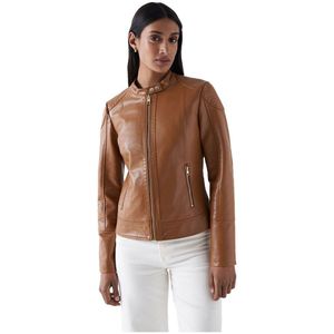 Salsa Jeans 21008961 Leather Jacket Bruin L Vrouw