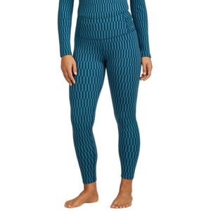 Icebreaker - Merino 260 Vertex High Rise - Basislaagbroek - Snow Grid AOP