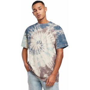 Urban Classics Oversize Tie Dye Short Sleeve T-shirt Blauw XL Man