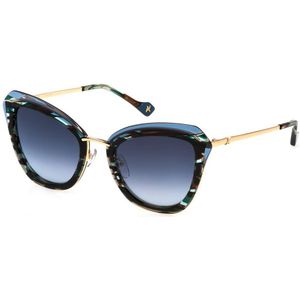 Yalea Sya148 Sunglasses Goud Blue Gradient/Mirror Silver / CAT3 Man