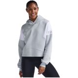 2XU - Form Spliced Crop Hoodie - Harbor Mist/White - Dames