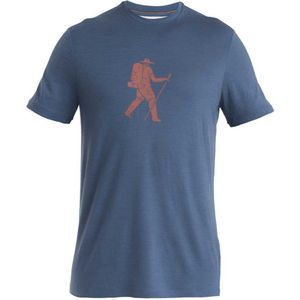 Icebreaker Merino 150 Tech Lite Iii Trail Hiker Short Sleeve T-shirt Blauw S Man