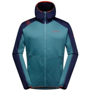 La Sportiva - Upendo - Fleece Met Kap - Blauw - Lichtgewicht Thermisch Jack