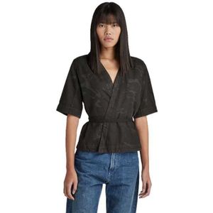 G-star Etd Wrap Blouse Met Korte Mouwen