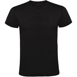 Kruskis Word Running Short Sleeve T-shirt Zwart 2XL Man