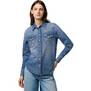 Wrangler Heritage Regular Fit Overhemd Met Lange Mouwen