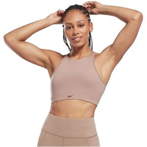 Reebok - Yoga Long Line - Sportbeha - Perzik - Hoge Halslijn