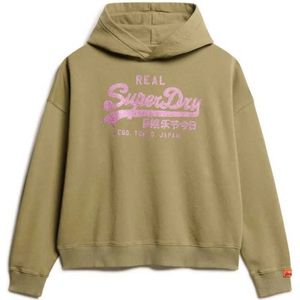 Superdry - Vintage Logo Rhinestone Hoodie - Relaxte Pasvorm