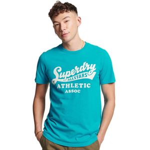 Superdry Vintage Home Run Short Sleeve T-shirt Blauw 3XL Man