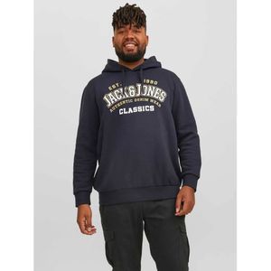 Jack & Jones Logo 2 Col Plus Size Hoodie