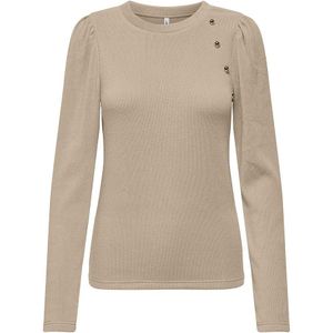 Only Nanna Sweater Beige S Vrouw