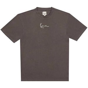 Karl Kani Small Signature Essential Short Sleeve Shirt Grijs L Man