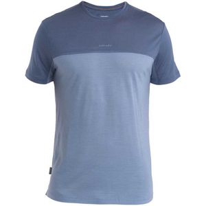 Icebreaker Merino 125 Cool-lite Sphere Iii Colour Block Short Sleeve T-shirt Blauw 2XL Man