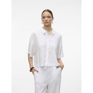 Vero Moda Linn 2/4 Overhemd Met Korte Mouwen