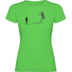 Kruskis Tennis Shadow Short Sleeve T-shirt Groen L Vrouw