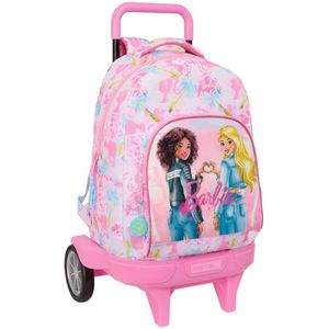 Safta Compact With Remove Evolutive Trolley Barbie Painterly Rugzak