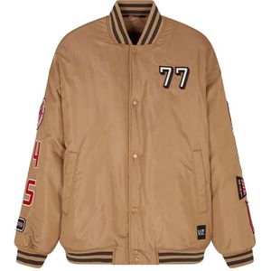 EA7 - Train Graphic Serie M - Hockeyjas - Beige - Casual - Polyester