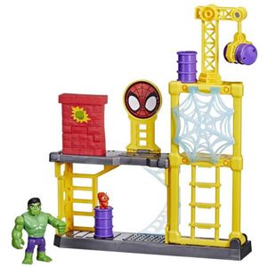Marvel Spidey And His Amazing Friends Parque De Juegos De Hulk Figure Goud