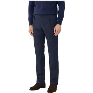 Hackett - HM212541 - Chino Broek - Marineblauw - Casual - Synthetisch