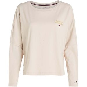 Tommy Hilfiger Original Long Sleeve T-shirt Pyjama Beige M Vrouw