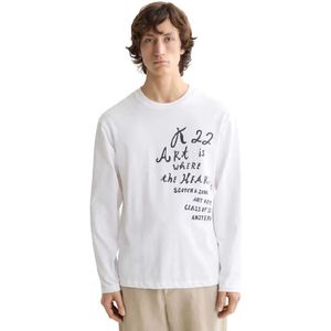 Scotch & Soda - Relaxed Fit Artwork - T-shirt - Lange Mouwen