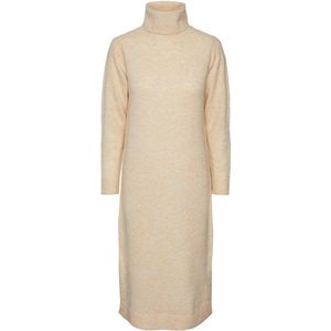 Pieces Juliana Long Sleeve Dress Beige XL Vrouw