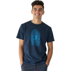 Kruskis Football Fingerprint T-shirt Met Korte Mouwen