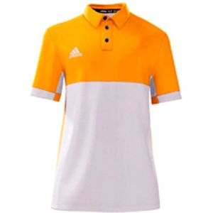 Adidas Mt T16 Short Sleeve Polo Wit 9-10 Years