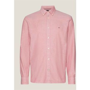 Tommy Hilfiger 1985 Flex Oxford Rf Long Sleeve Shirt Roze M Man