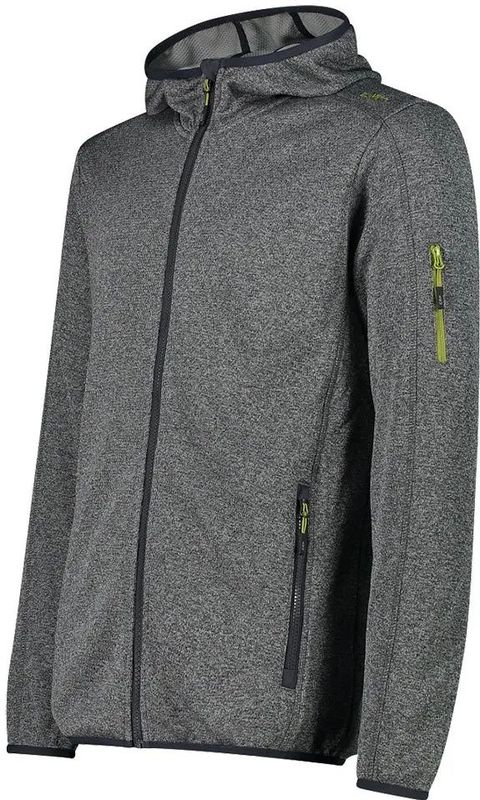 CMP - Hooded Fleece - Vest - Lichter en Ademend - Met Vaste Capuchon en Steekzakken