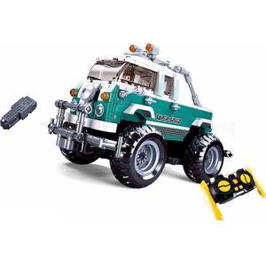 Sluban Power Bricks R/c 2.4g Truck 397 Pieces Construction Game Zilver