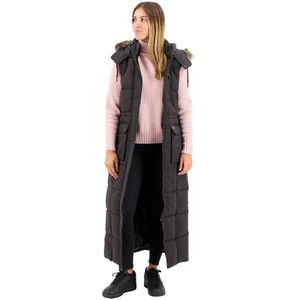 Superdry Vintage Ll Everest Fur Gilet Vest Zwart S Vrouw