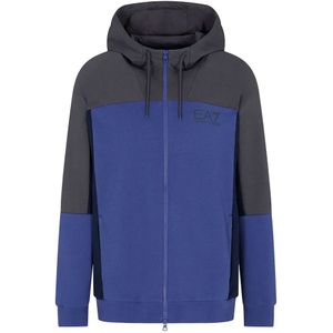EA7 - 7M000944_AF10377 - Sweatshirt - Blauw - Casual - Katoen