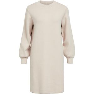 Object Reynard Long Sleeve Midi Dress Beige L Vrouw