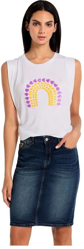 Lois - 410242612 - Spijkerrok - Donker Marineblauw - Casual - Katoen - Denim