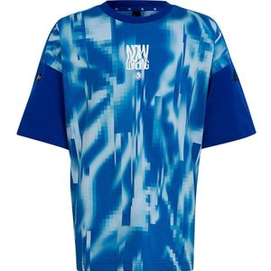 Adidas Arkd3 Short Sleeve T-shirt Blauw 7-8 Years Meisje