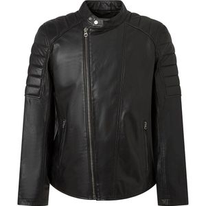 Pepe Jeans Brewster Leather Jacket Zwart L Man