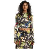 adidas - X Farm Rio - T-shirt Met Lange Mouwen - Nauwsluitend - All-over Print