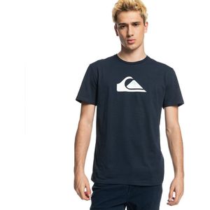 Quiksilver Comp Logo Short Sleeve T-shirt Blauw S Man