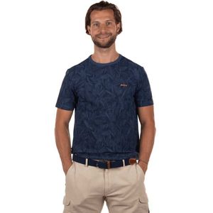 Nza New Zealand Ratopouri Short Sleeve T-shirt Blauw S Man