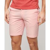 Superdry - Stretch Korte Broek - Chino - Blauw - Katoen