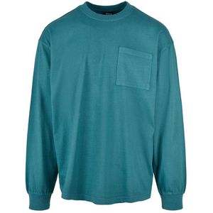 Urban Classics Pigment Dyed Pocket Sweatshirt Blauw M Man