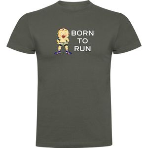 Kruskis Born To Run Short Sleeve T-shirt Groen L Man