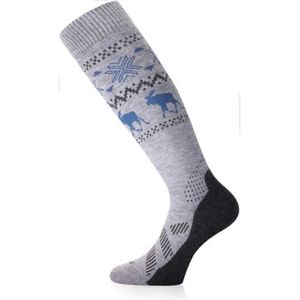 Lasting Fww 858 Long Socks Grijs EU 46-49 Man