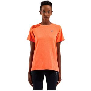 Odlo Crew Essential Seamless Short Sleeve T-shirt Oranje XS Vrouw