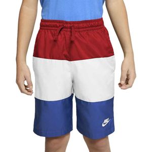 Nike Sportswear Woven Shorts Rood,Wit,Blauw 10-12 Years Jongen