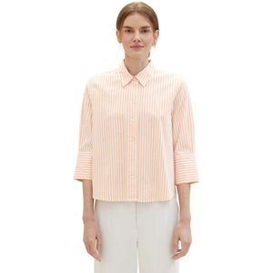 Tom Tailor Striped Blouse Beige 40 Vrouw