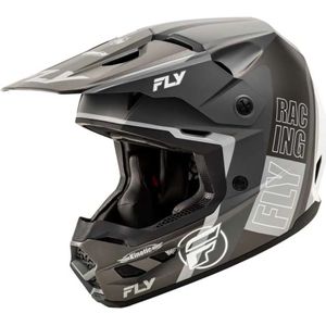 FLY Racing - Kinetic Rally - Crosshelm - Zwart - Polymeer - Ventilatie