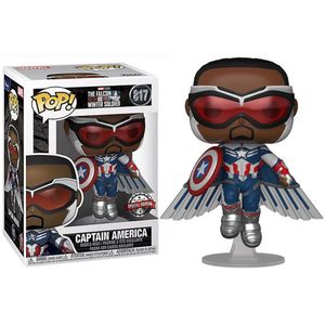 Funko Pop Marvel The Falcon And The Winter Soldier Captain America Exclusive Figure Veelkleurig